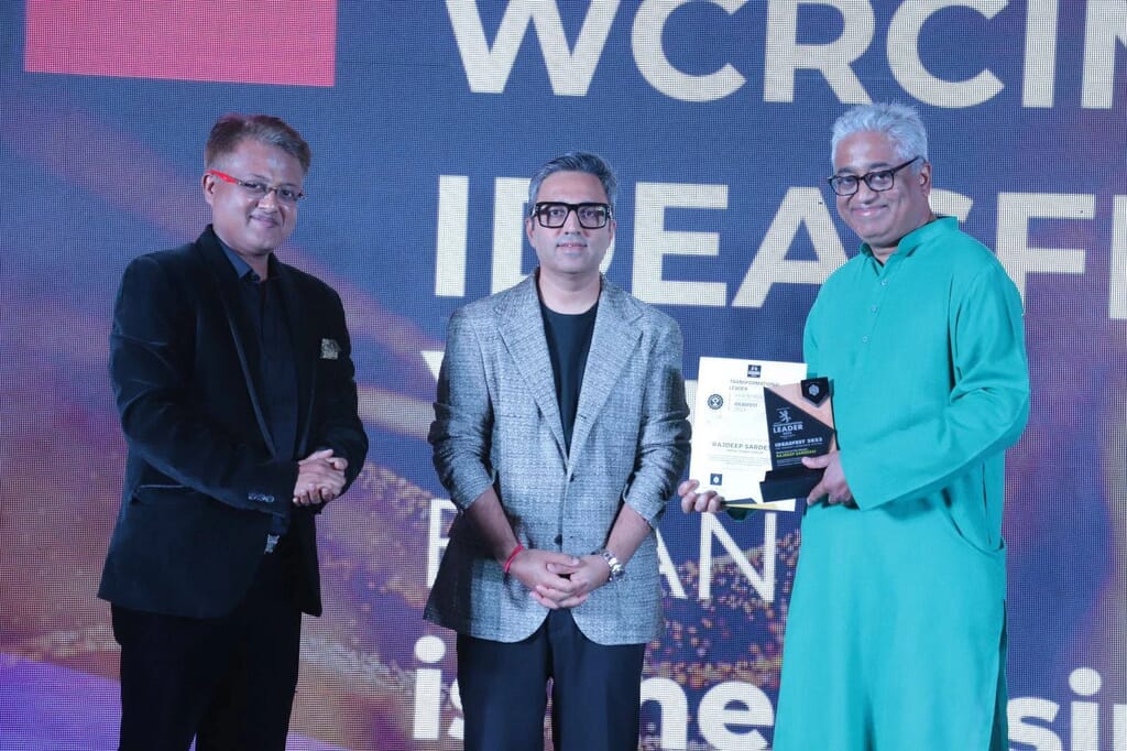 Abhimanyu Ghosh with Rajdeep Sardesai and Ashneer Grover